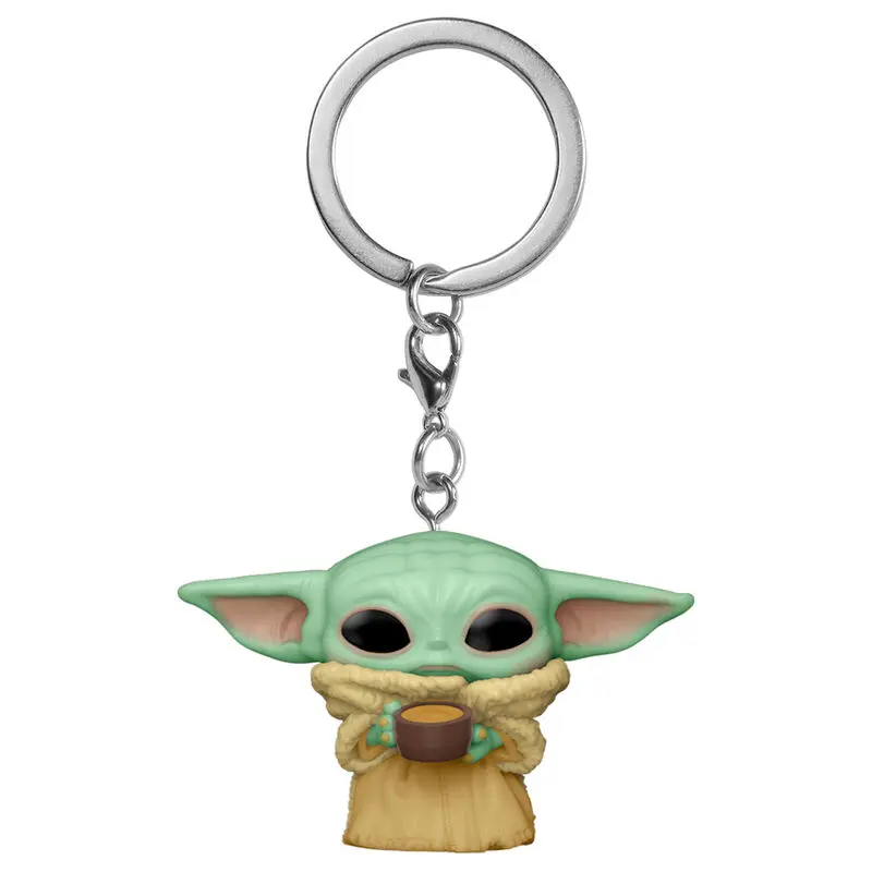 Privjesak za ključeve Pocket POP Star Wars The Mandalorian Yoda The Child with Cup fotografija proizvoda