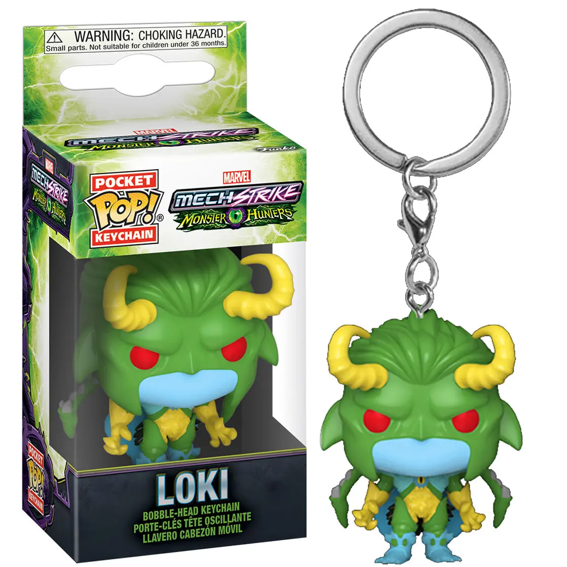 Pocket POP privjesak za ključeve Marvel Monster Hunters Loki fotografija proizvoda