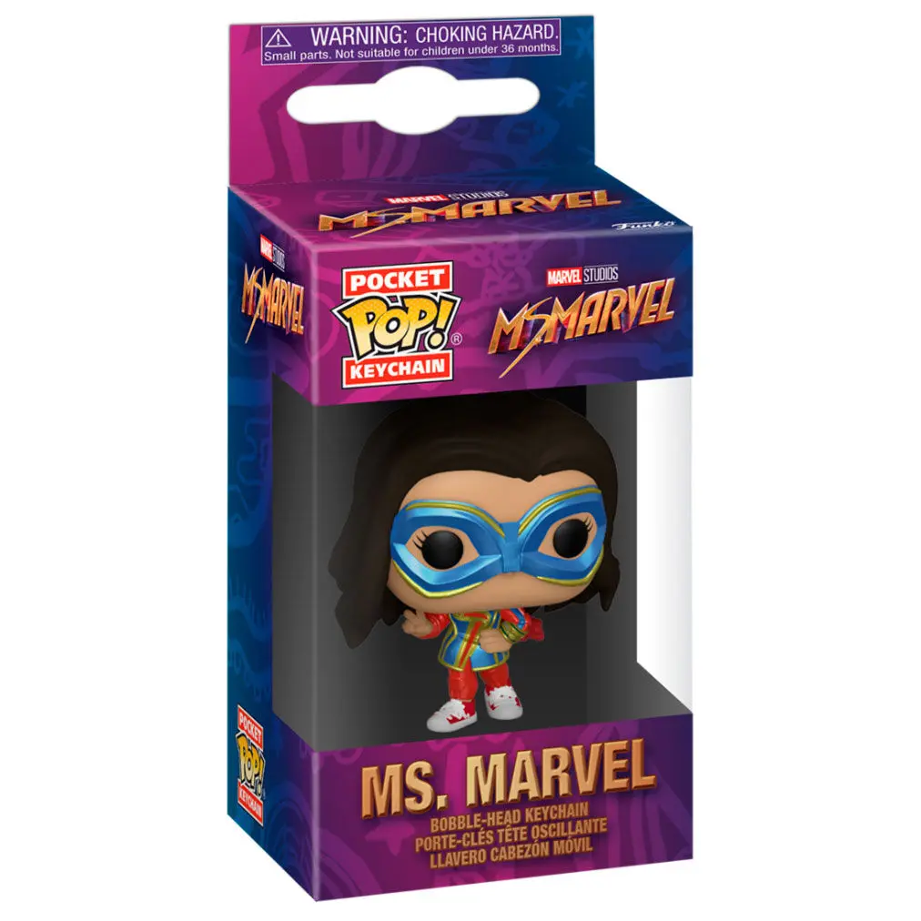 Privjesak za ključeve Pocket POP Keychain Marvel Ms. Marvel fotografija proizvoda