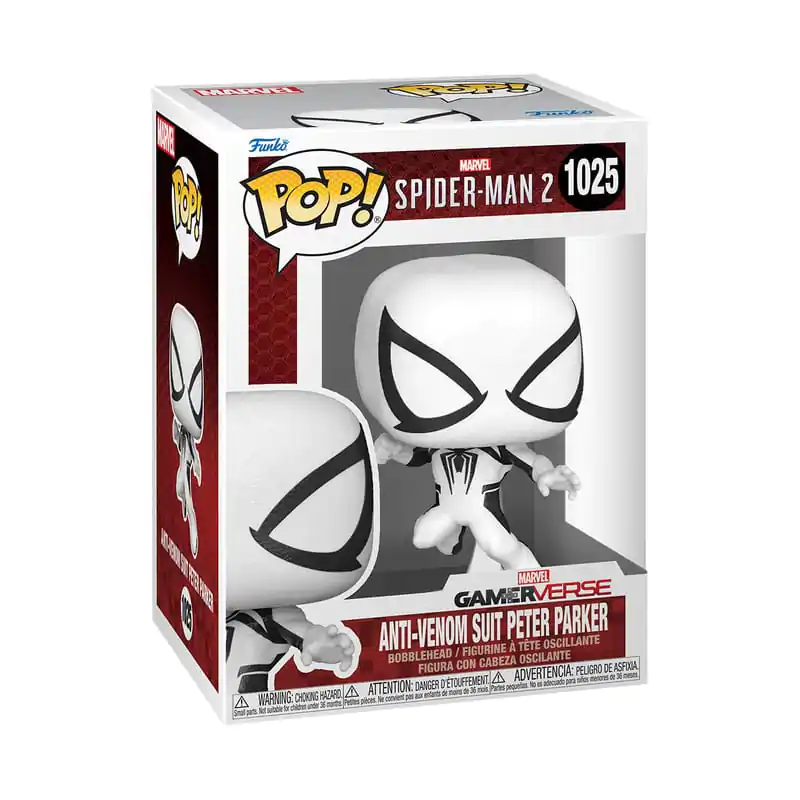 Spiderman 2 Funko POP! Games Vinilna Figura Anti-Venom Peter 9 cm fotografija proizvoda