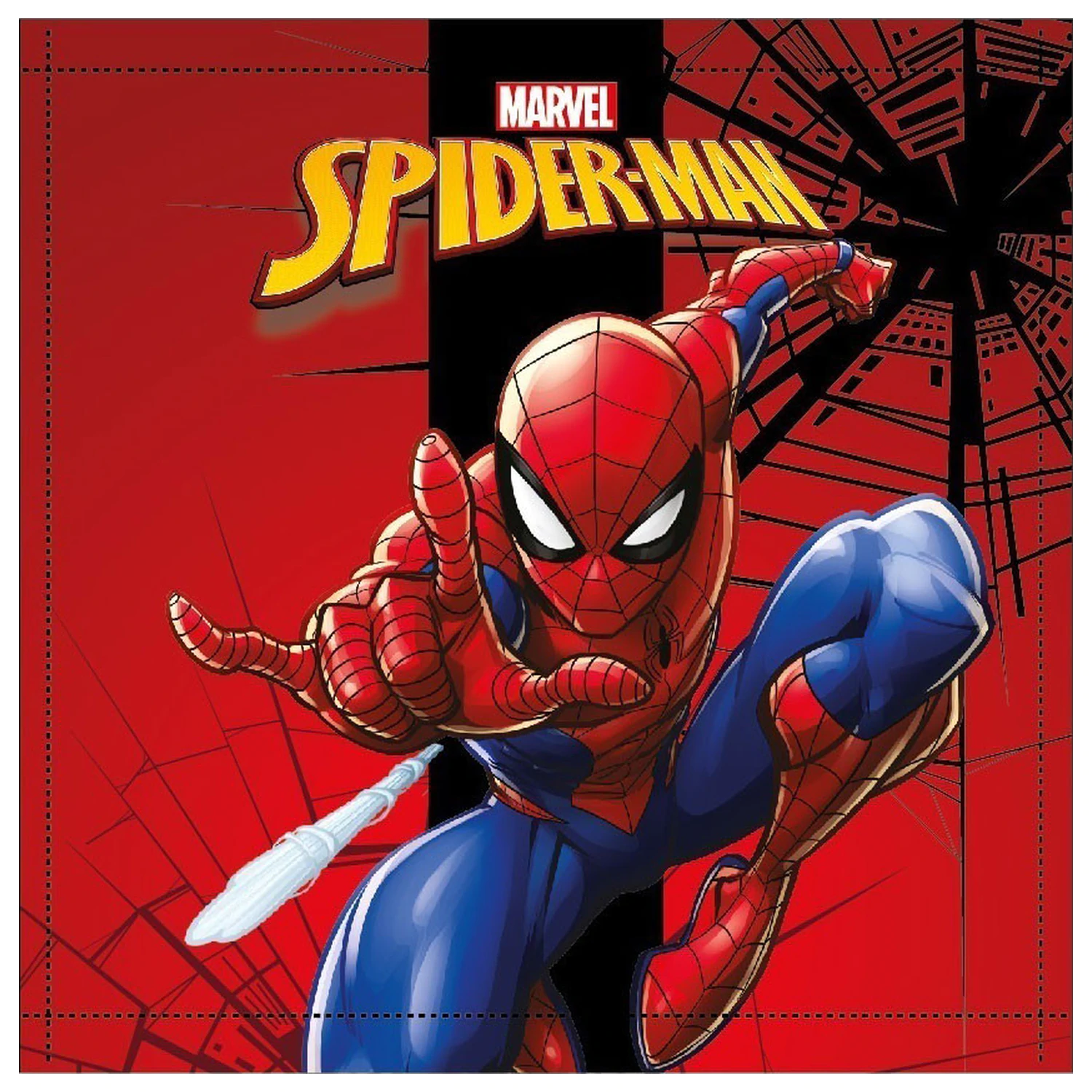 Spider-Man City Swing ručnik za ruke, krpa za lice, ručnik 30x30 cm fotografija proizvoda