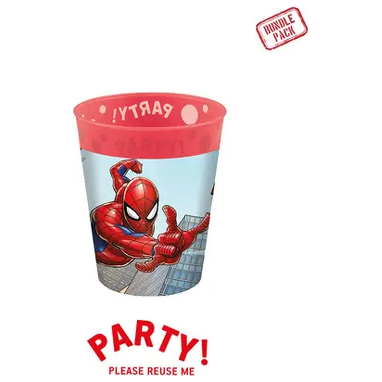 Spider-Man Crime Fighter micro premium plastični set šalica od 4, 250 ml fotografija proizvoda