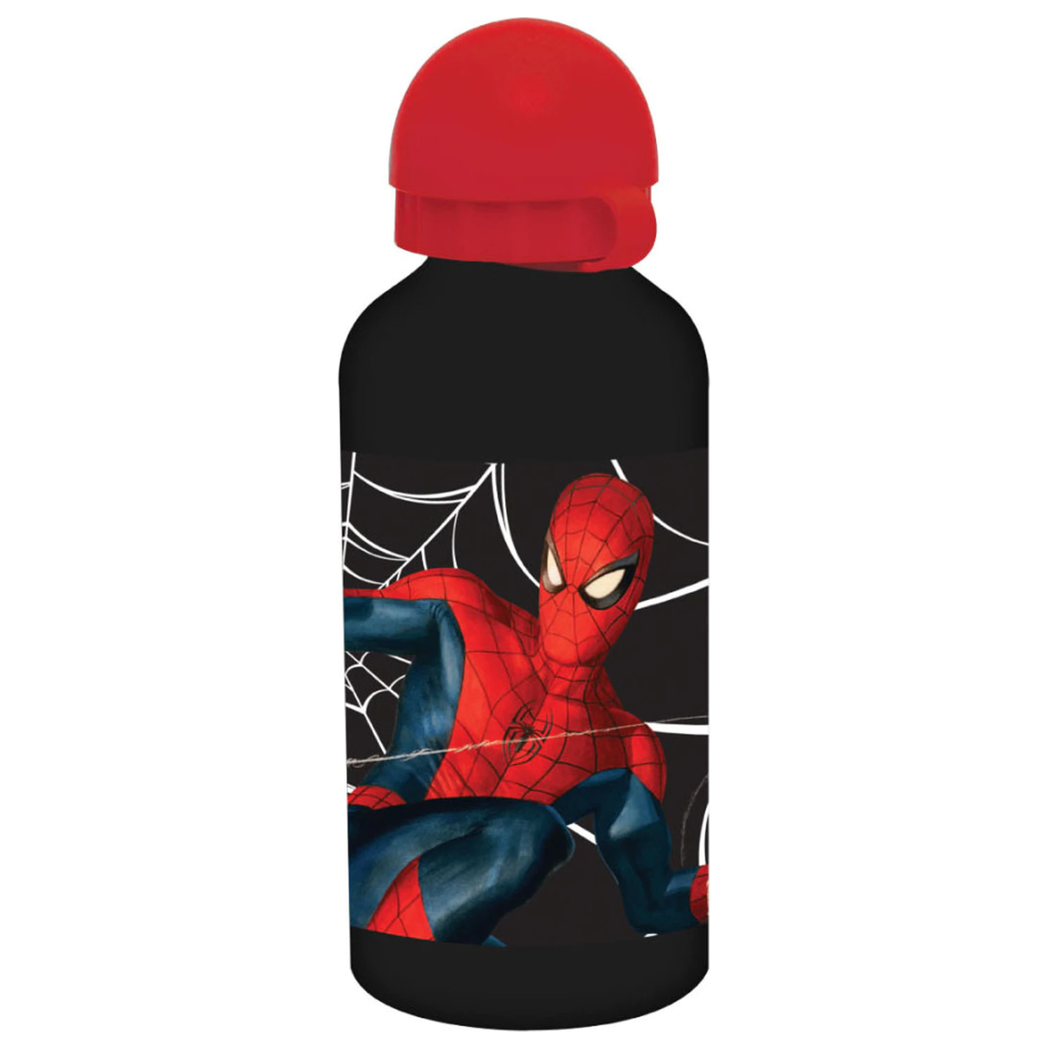 Spider-Man Tamna aluminijska boca za piće s čepom za gutljaj 500 ml fotografija proizvoda