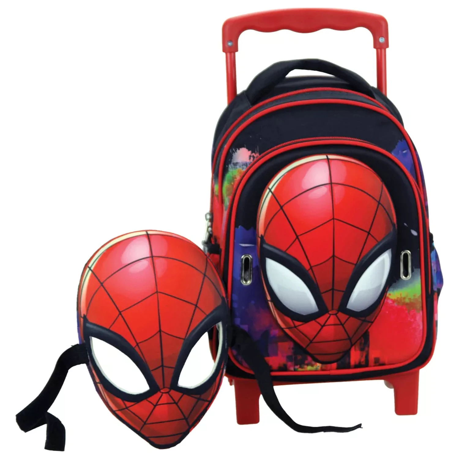 Spider-Man Global Rolling vrtićki ruksak, torba 30 cm s maskom fotografija proizvoda