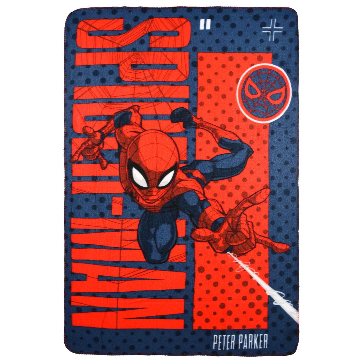 Spider-Man Parker deka od flisa fotografija proizvoda