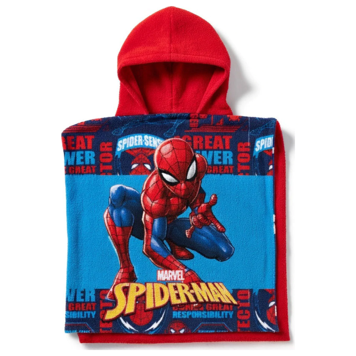 Spider-Man Spider-Sense ručnik za plažu pončo 50x100 cm fotografija proizvoda