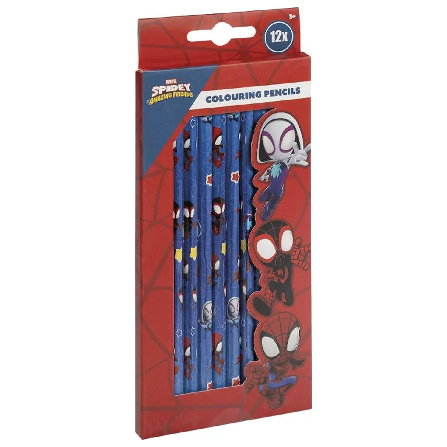 Spider-Man Spidey Friends Set bojica u boji, 12 kom. fotografija proizvoda
