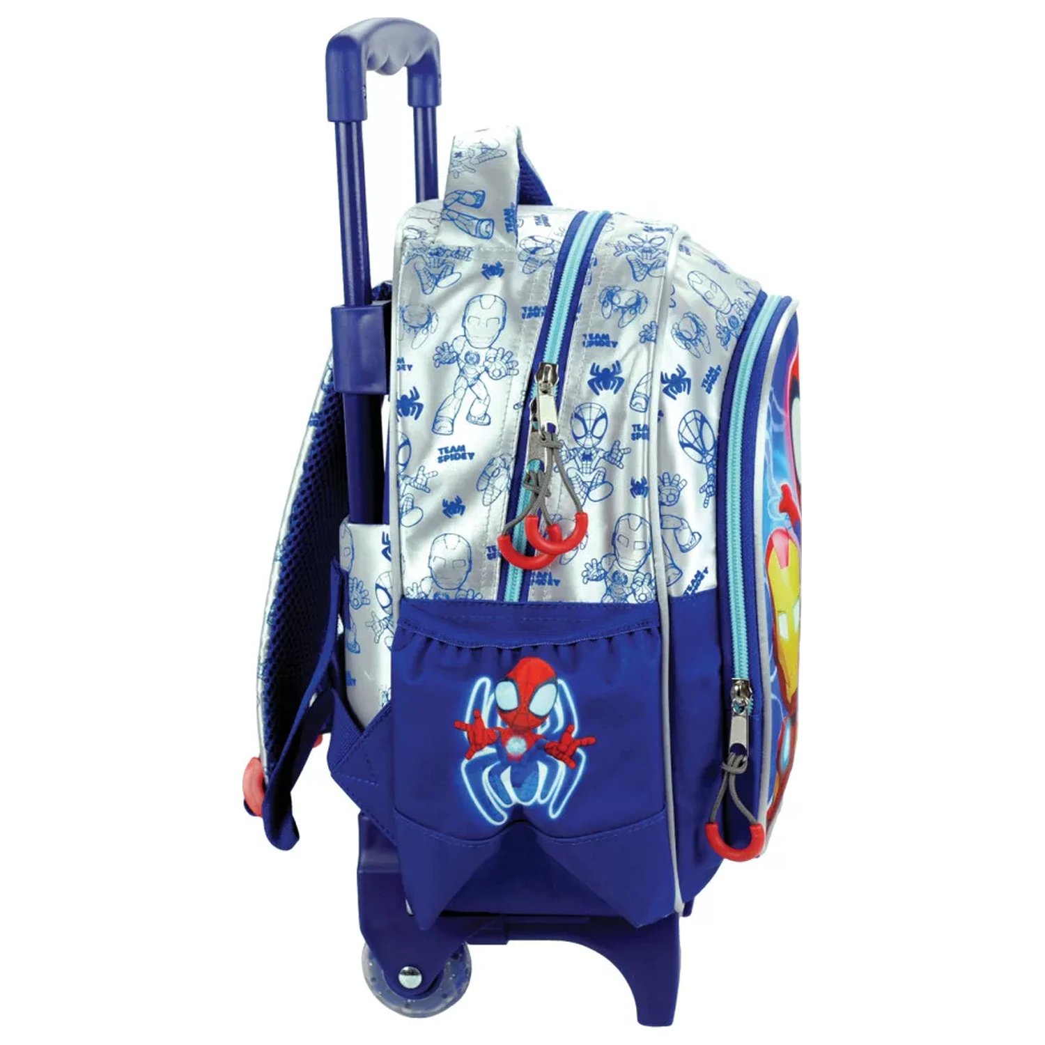Spider-Man Spidey Glow ruksak za djecu predškolske dobi na kotače, torba 30 cm fotografija proizvoda