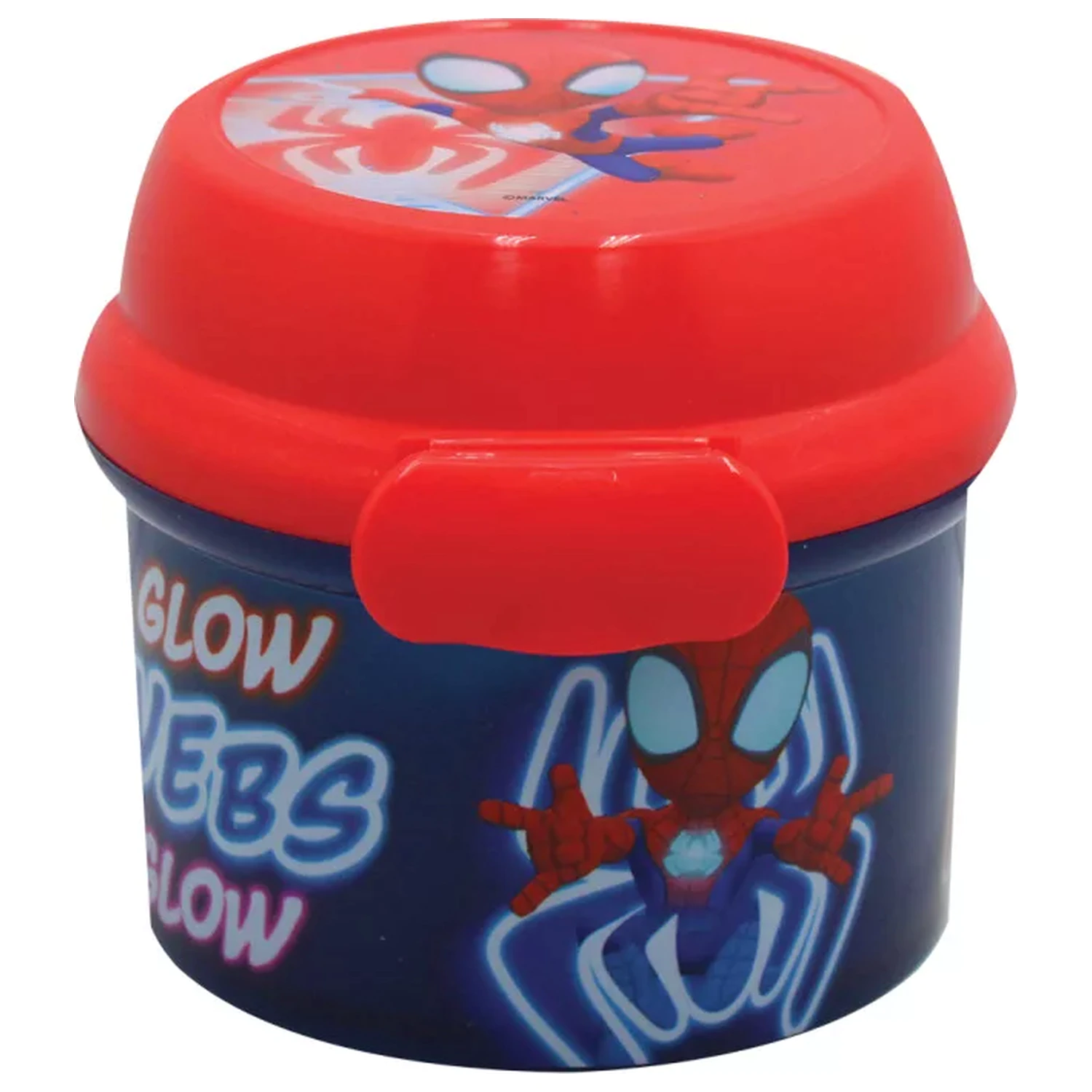 Spider-Man Spidey Glow plastična kutija za grickalice 270 ml fotografija proizvoda