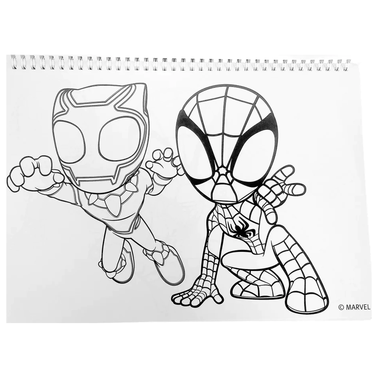 Spider-Man Spidey Web A/4 Spiralna bilježnica za skiciranje, 40 listova, sa naljepnicama fotografija proizvoda