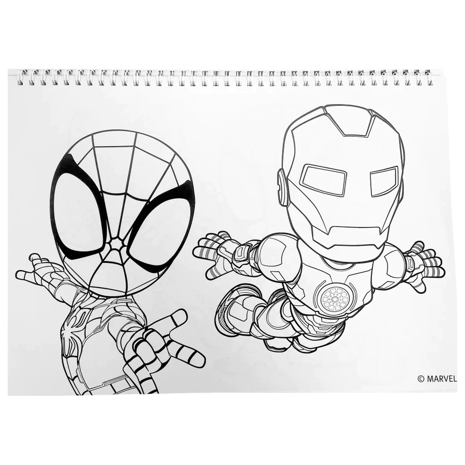 Spider-Man Spidey Web A/4 Spiralna bilježnica za skiciranje, 40 listova, sa naljepnicama fotografija proizvoda