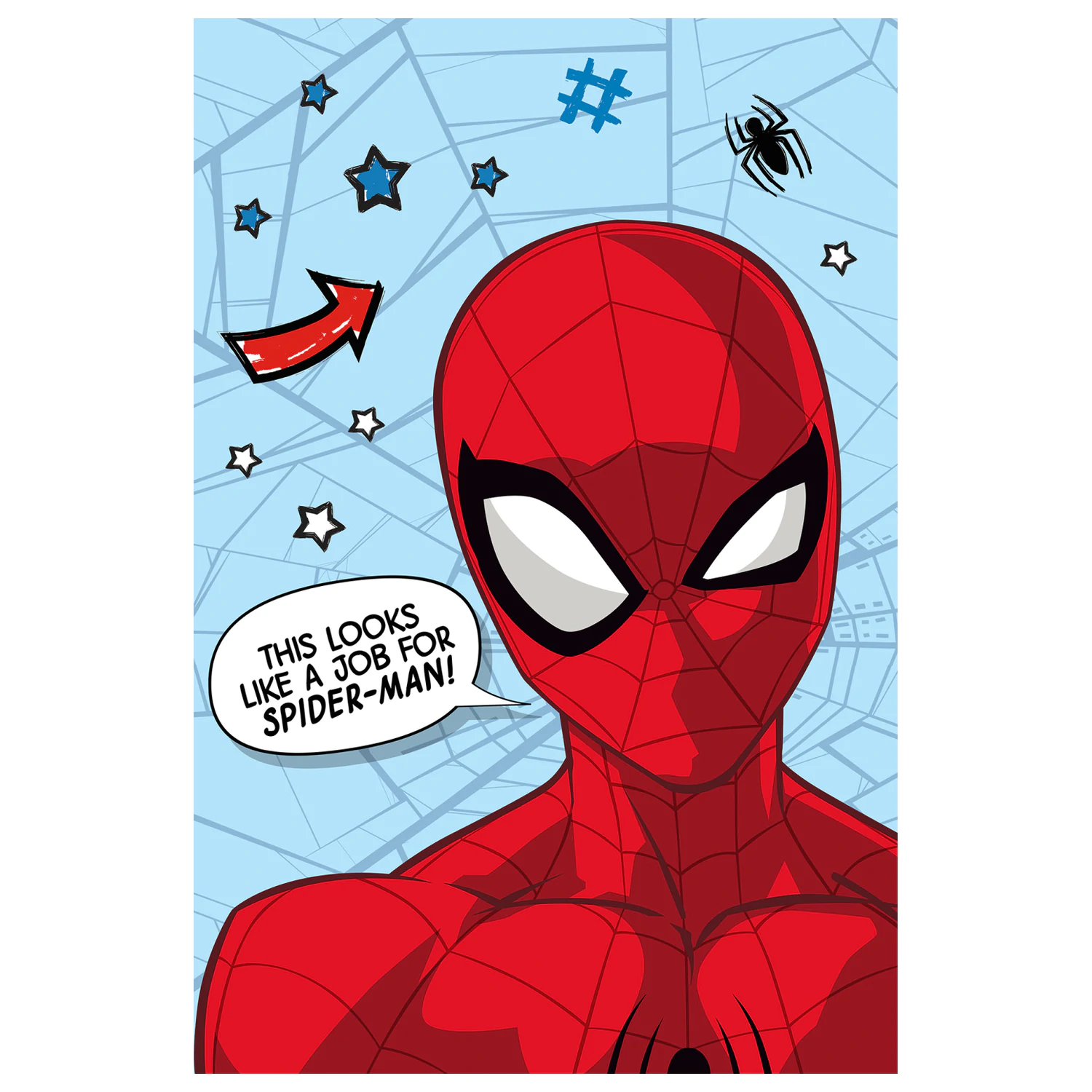 Spider-Man Star Microfleece deka fotografija proizvoda