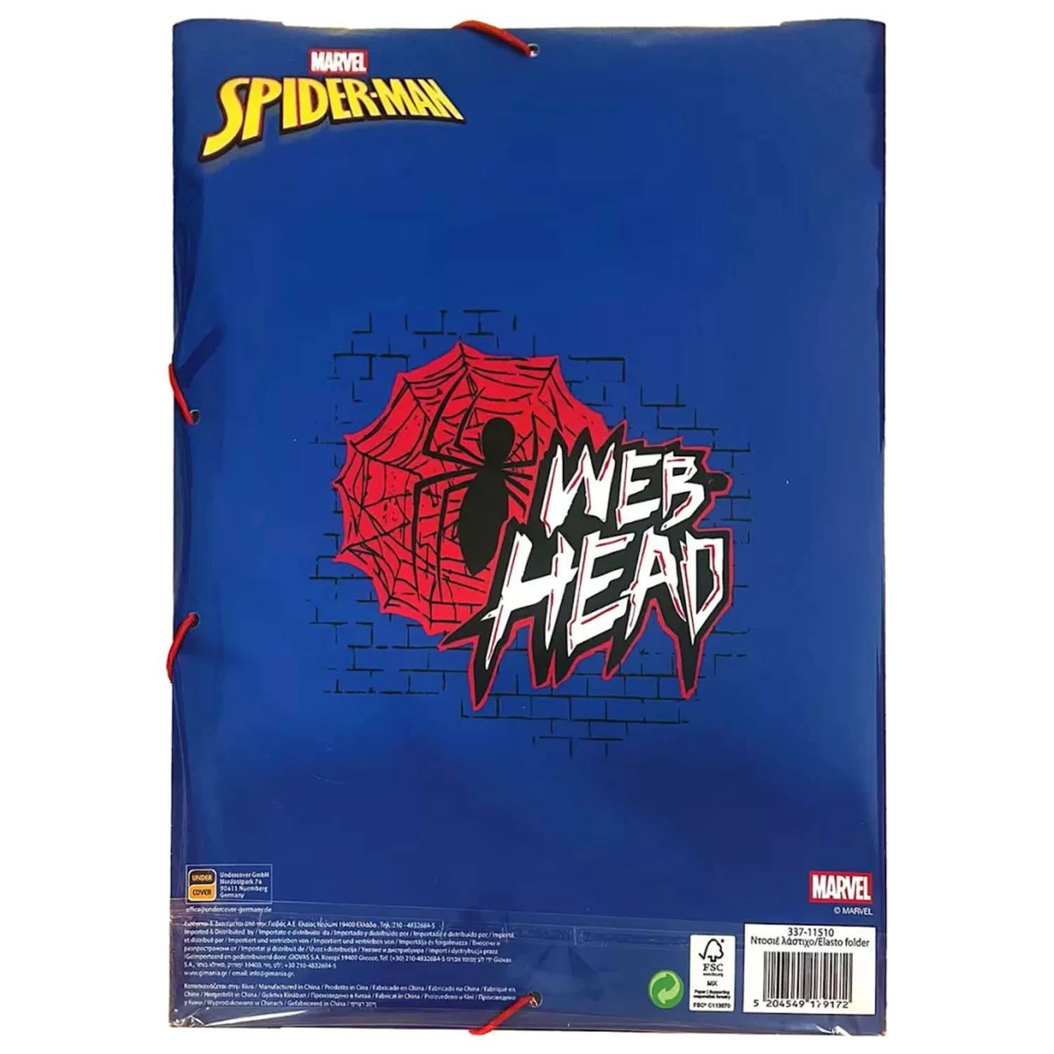 Spider-Man Web Head A/4 elastična mapa fotografija proizvoda