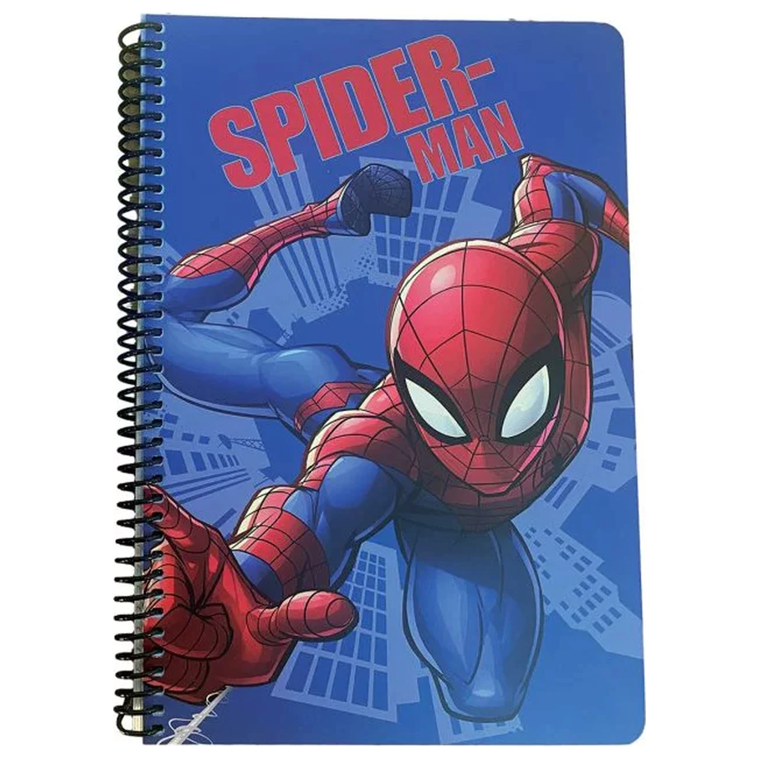 Spider-Man Web Head B/5 Karirana spiralna bilježnica 70 listova fotografija proizvoda
