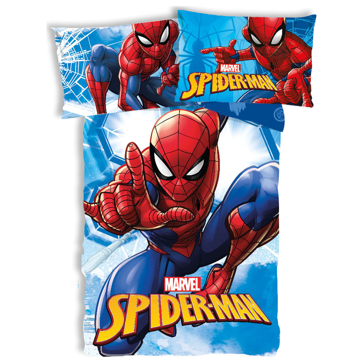 Spider-Man Webmaze navlaka za poplun za malu djecu/predškolce fotografija proizvoda