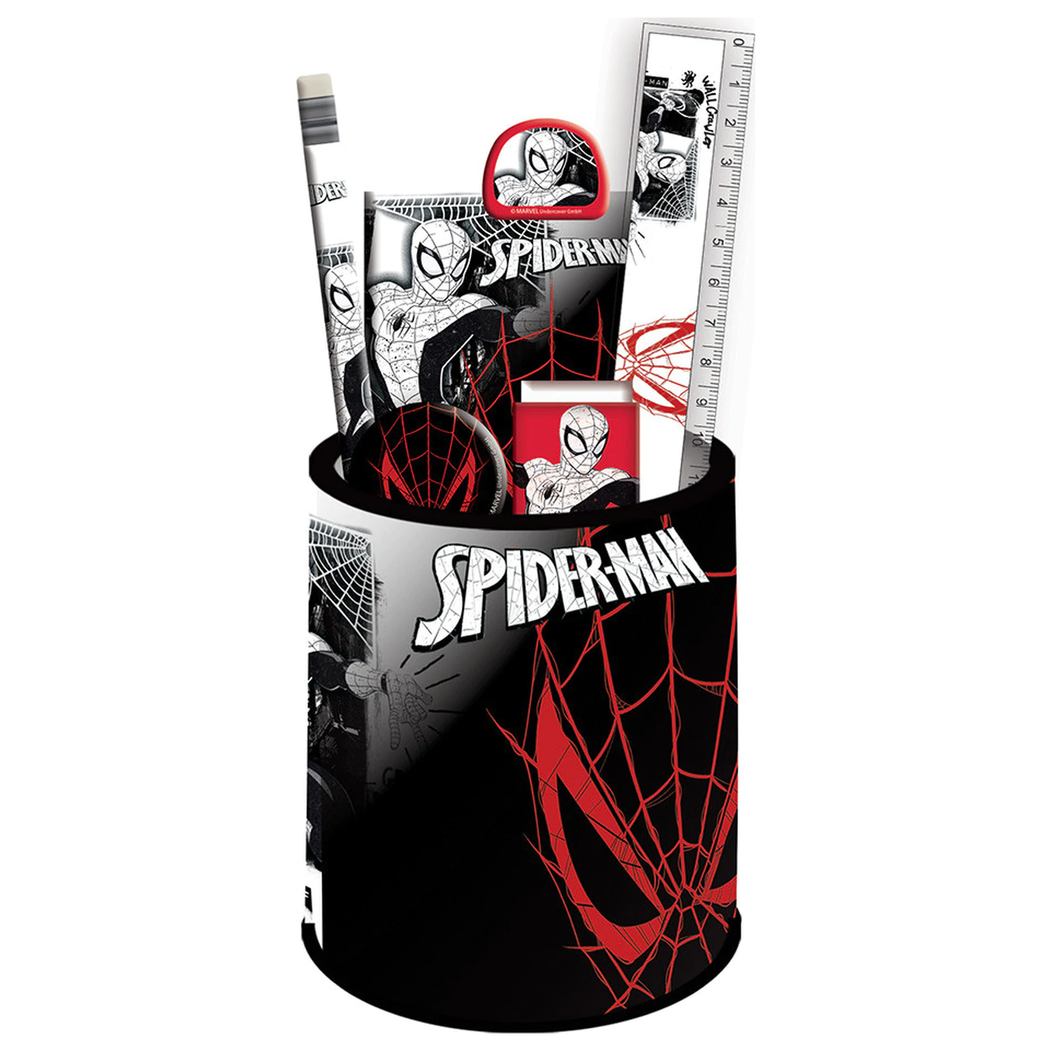 Spider-Man World of Webs Set pribora za pisanje od 7 dijelova fotografija proizvoda