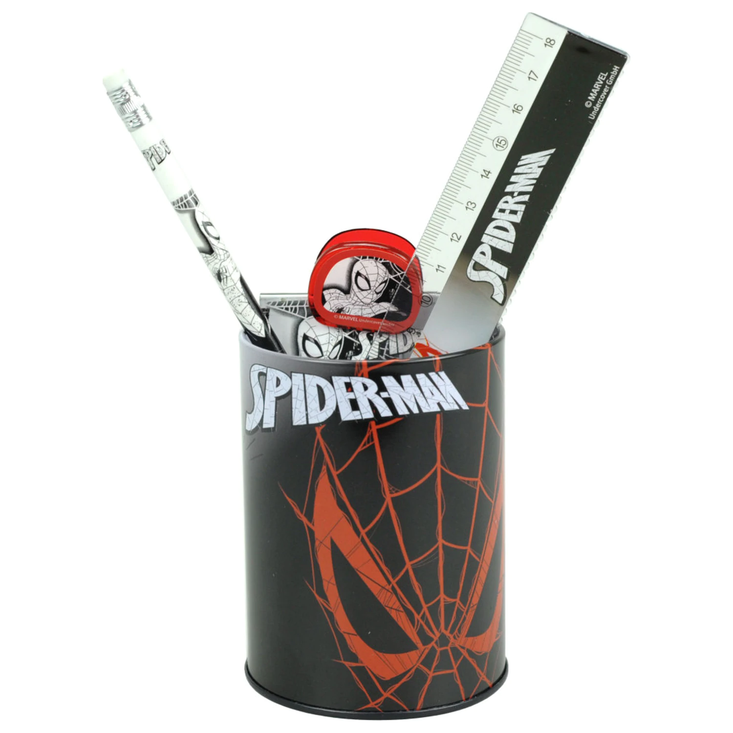 Spider-Man World of Webs Set pribora za pisanje od 7 dijelova fotografija proizvoda