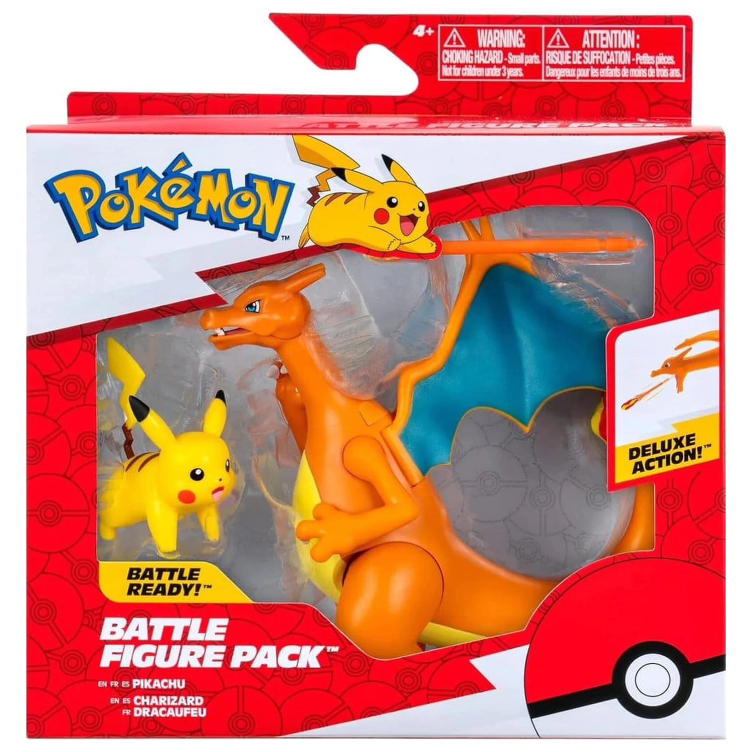 Pokémon Figure 2-Pack Charizard 11 cm i Pikachu 5 cm fotografija proizvoda