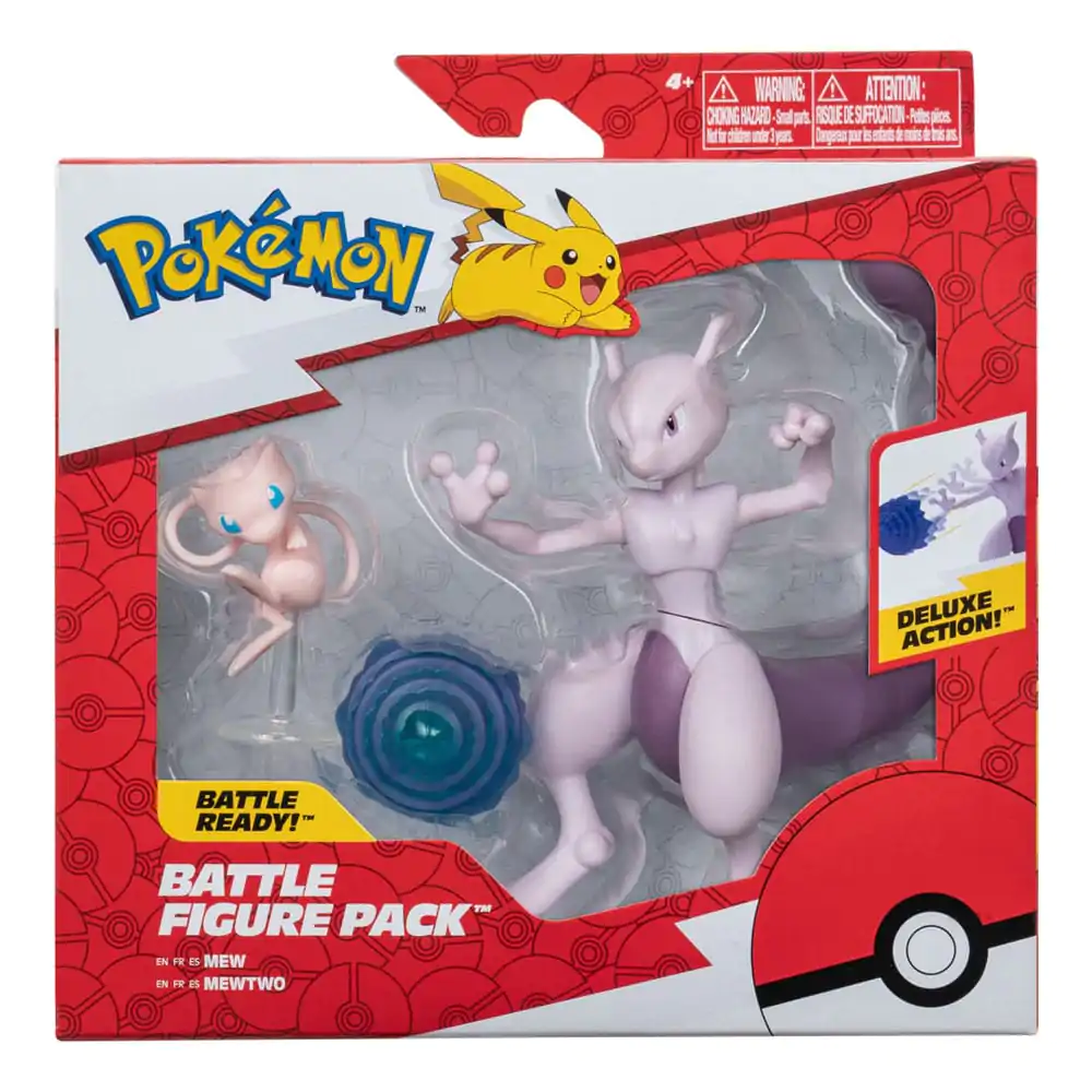 Pokémon Figure Set 2 kom Mewtwo 10 cm & Mew 5 cm fotografija proizvoda