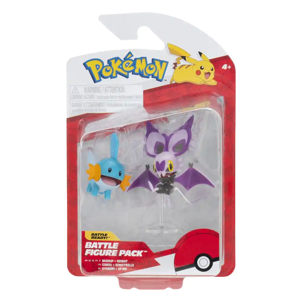 Pokémon figure 2-Pack Mudkip & Noibat s postoljem 8 cm fotografija proizvoda