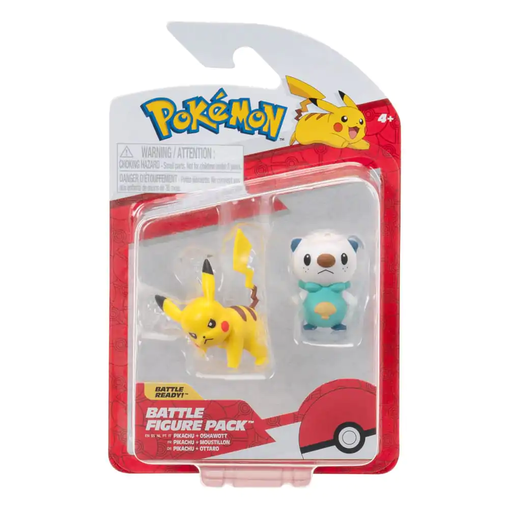 Pokémon Figure 2-Pack Oshawott & Pikachu 8 cm fotografija proizvoda