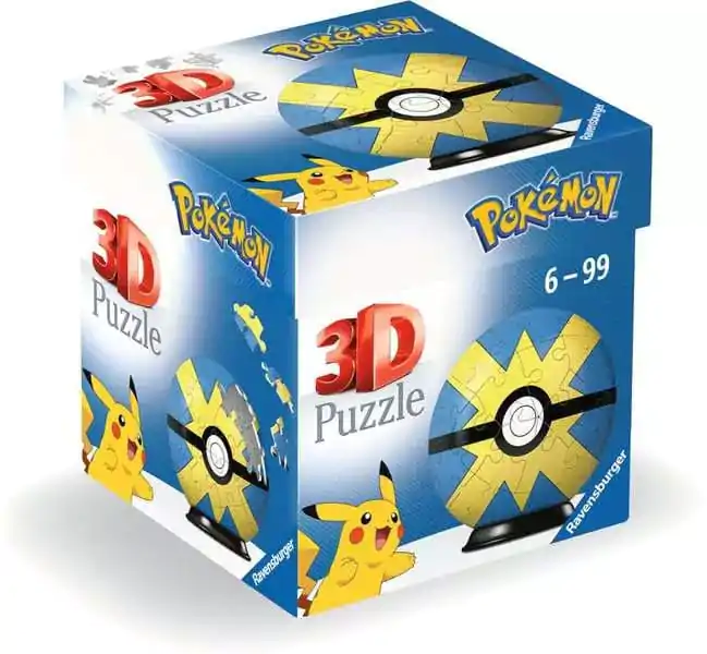 Pokémon 3D Puzzle Pokéballs: Quick Ball (55 komada) fotografija proizvoda