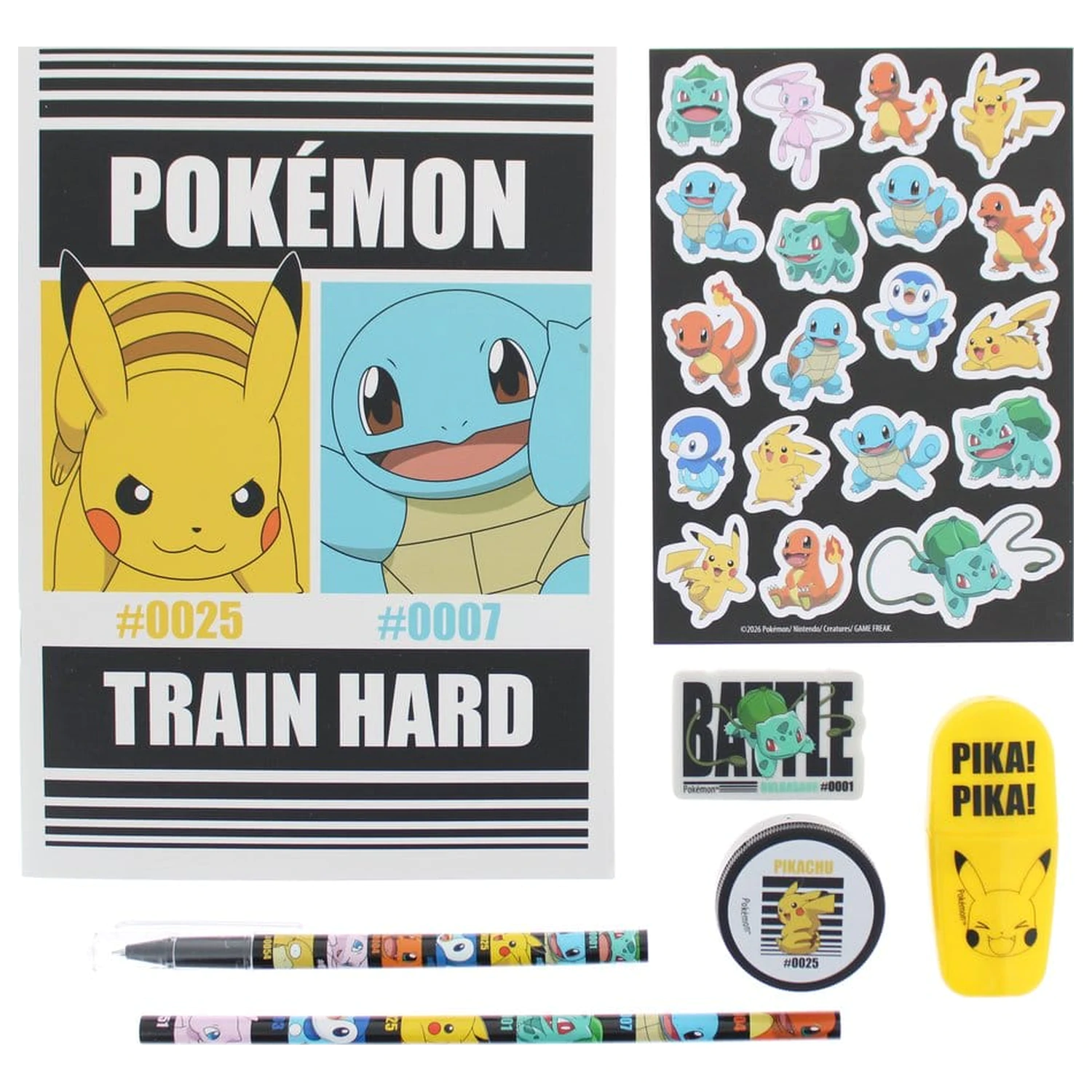 Pokémon Set pisaćeg pribora od 7 dijelova fotografija proizvoda