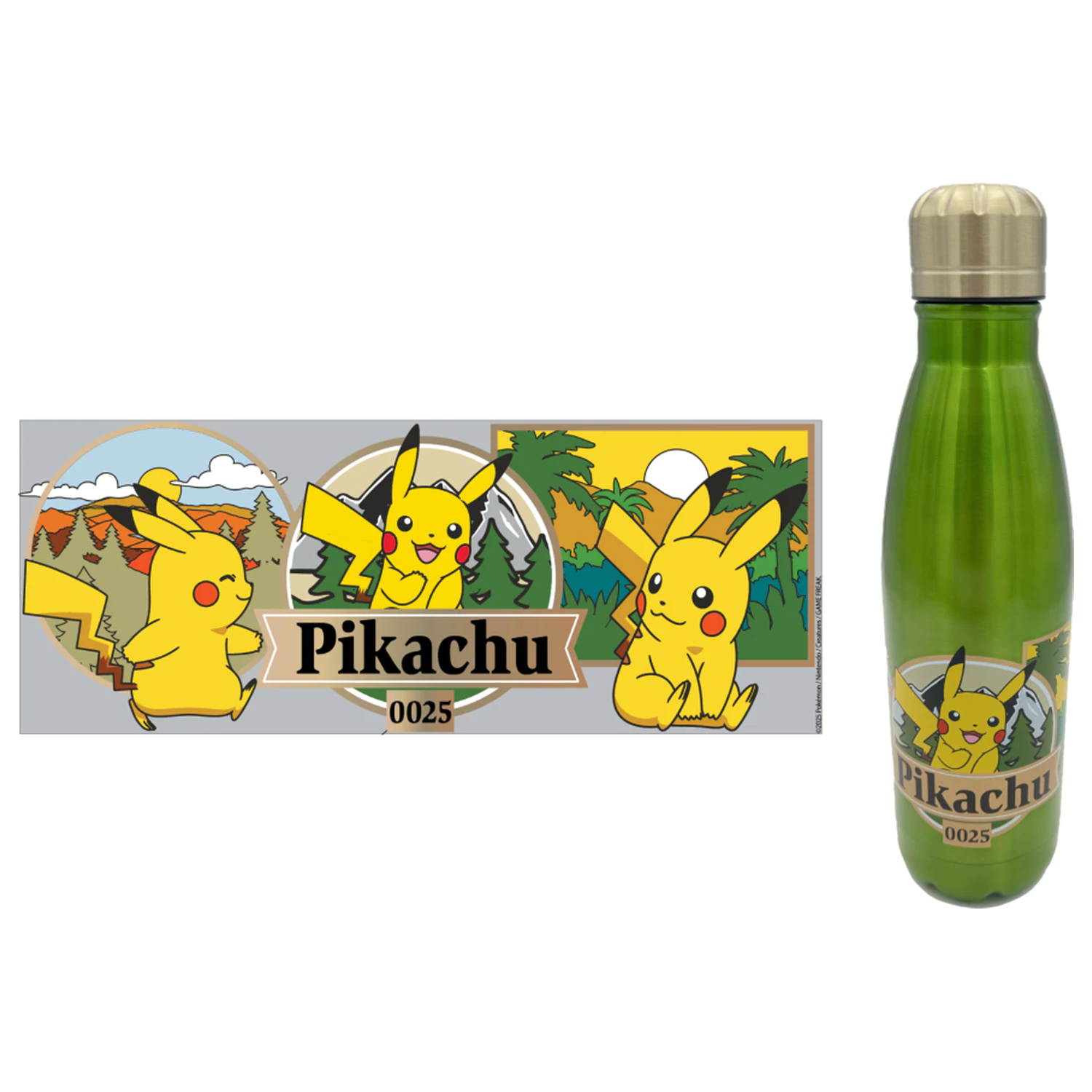 Pokémon A Wild Pikachu boca od nehrđajućeg čelika fotografija proizvoda