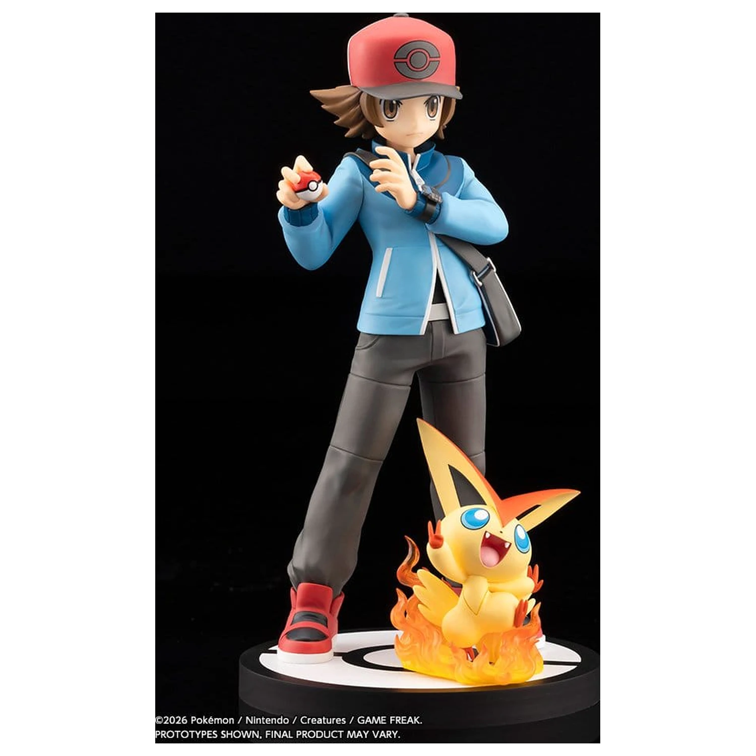 Pokémon ARTFX J PVC figura 1/8 Hilbert with Victini 20 cm fotografija proizvoda