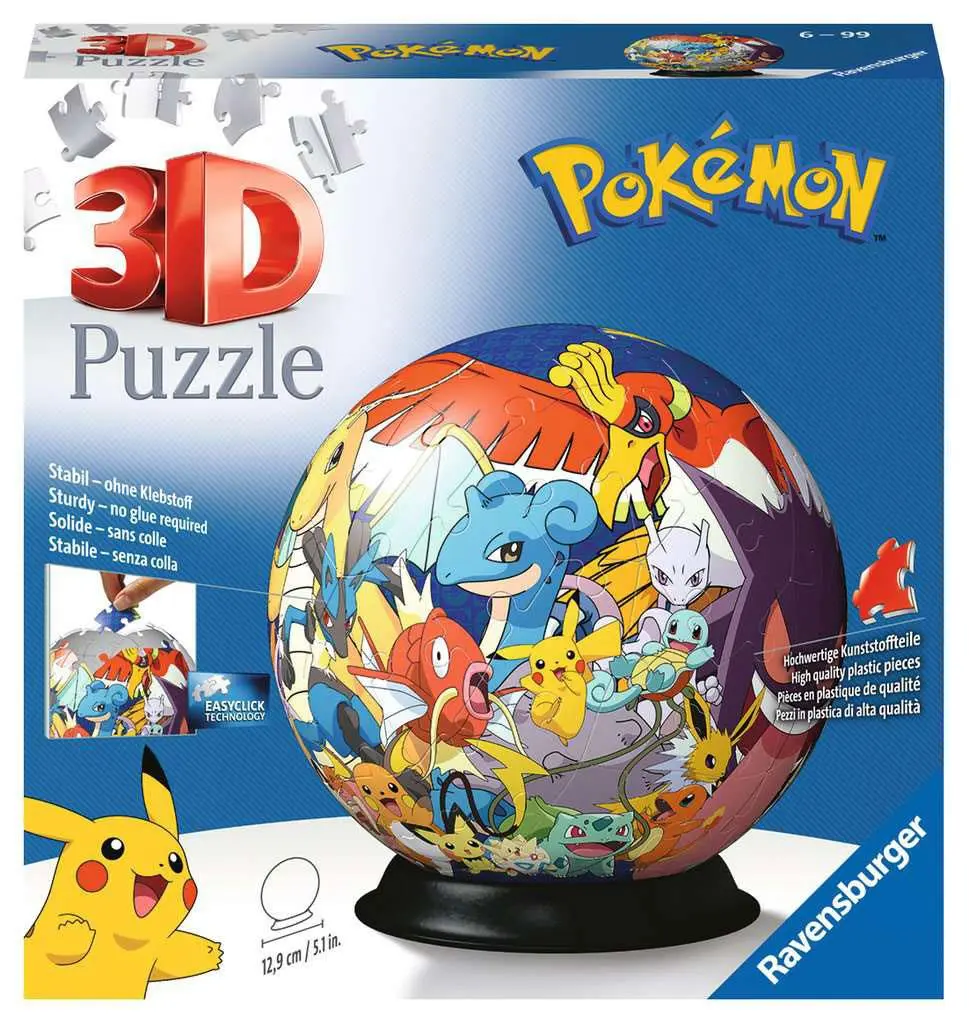 Pokémon 3D puzzle lopta (73 komada) fotografija proizvoda