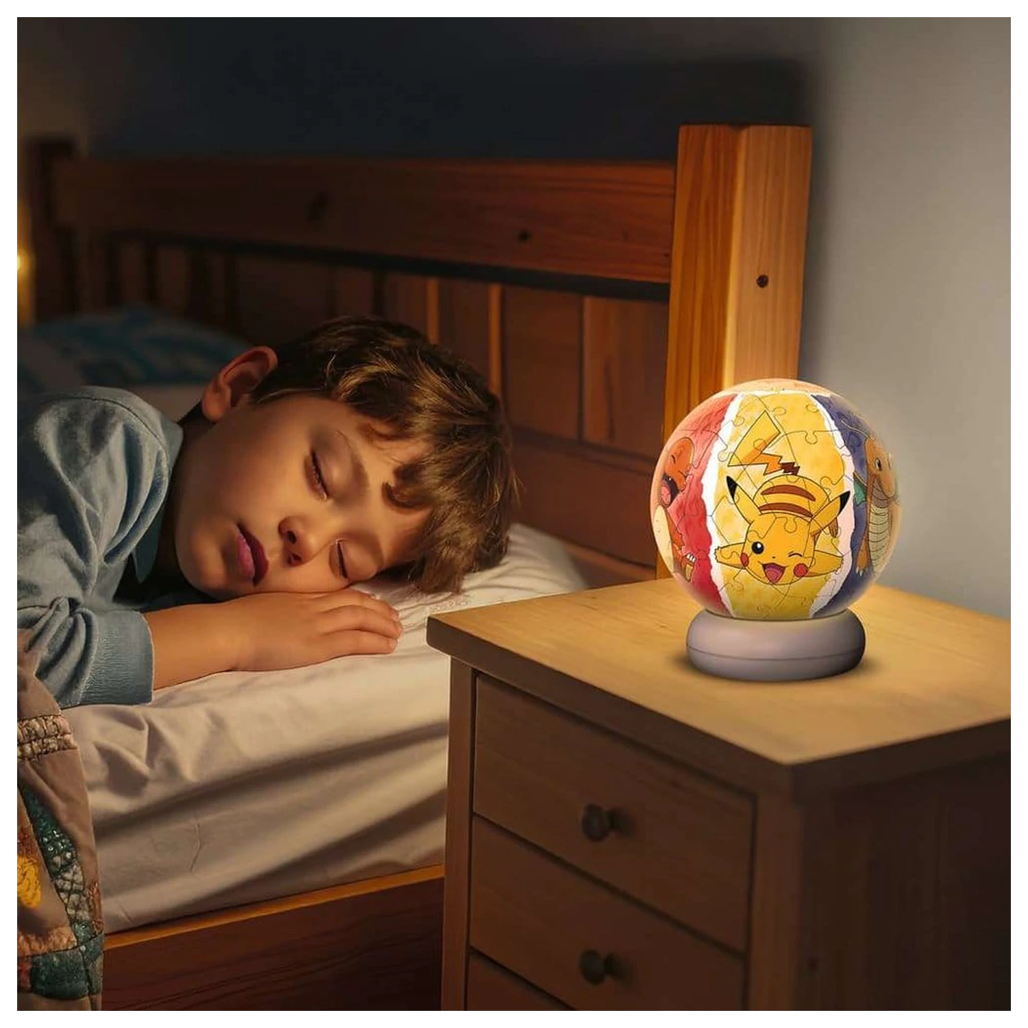 Pokémon 3D puzzle lopta s noćnim svjetlom (73 komada) fotografija proizvoda