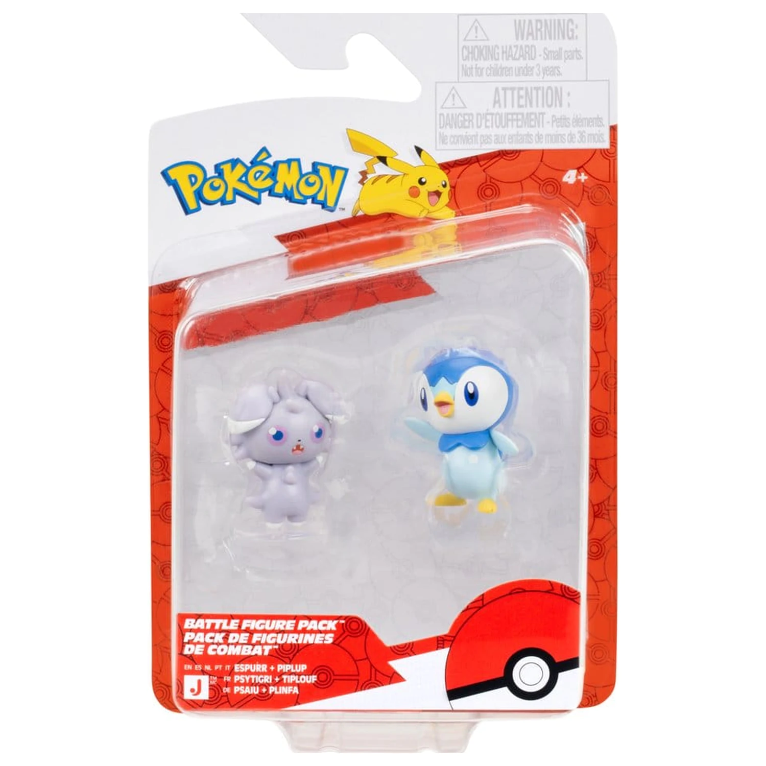 Pokémon borbena figura 2-pakiranje Espurr i Piplup fotografija proizvoda