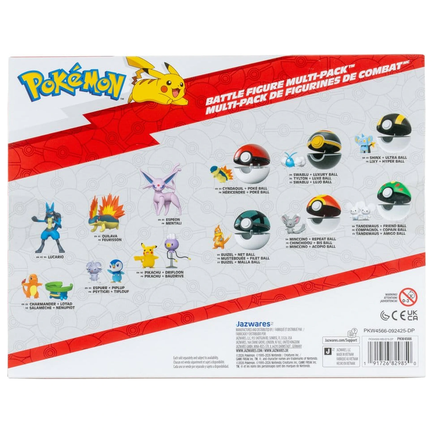 Pokémon Battle Figure pakiranje od 6 komada fotografija proizvoda