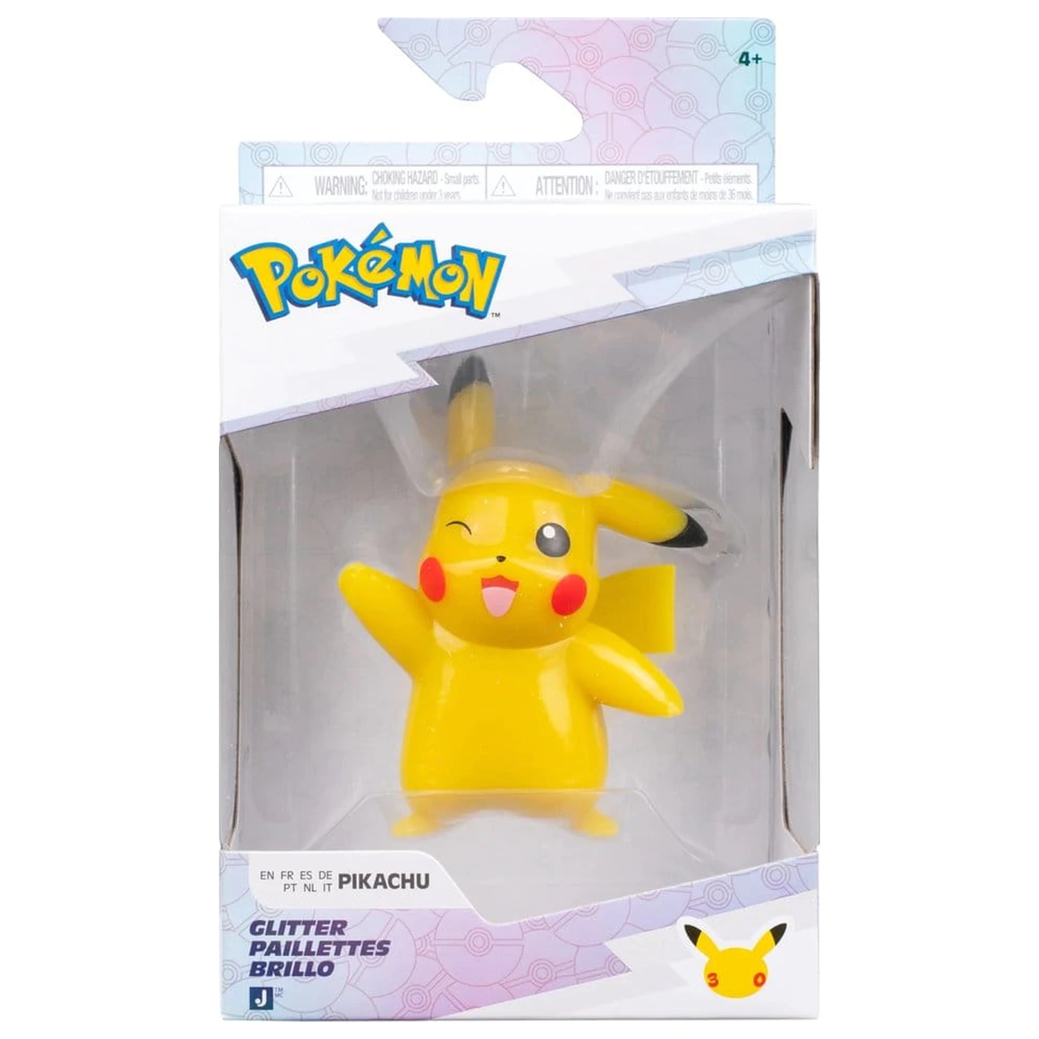 Pokémon Battle Figura Akcijska Figura Pikachu (30th Anniversary Glitter) 8 cm fotografija proizvoda