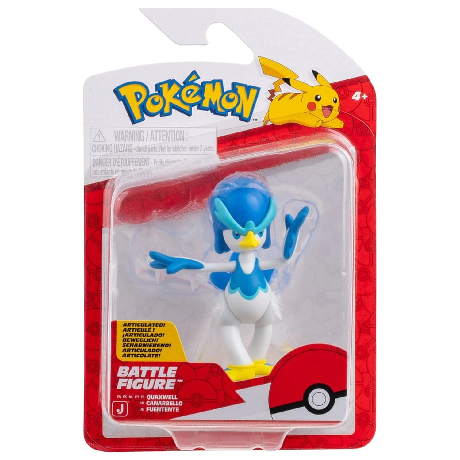 Pokémon Battle figura akcije, val 21 Quaxwell fotografija proizvoda