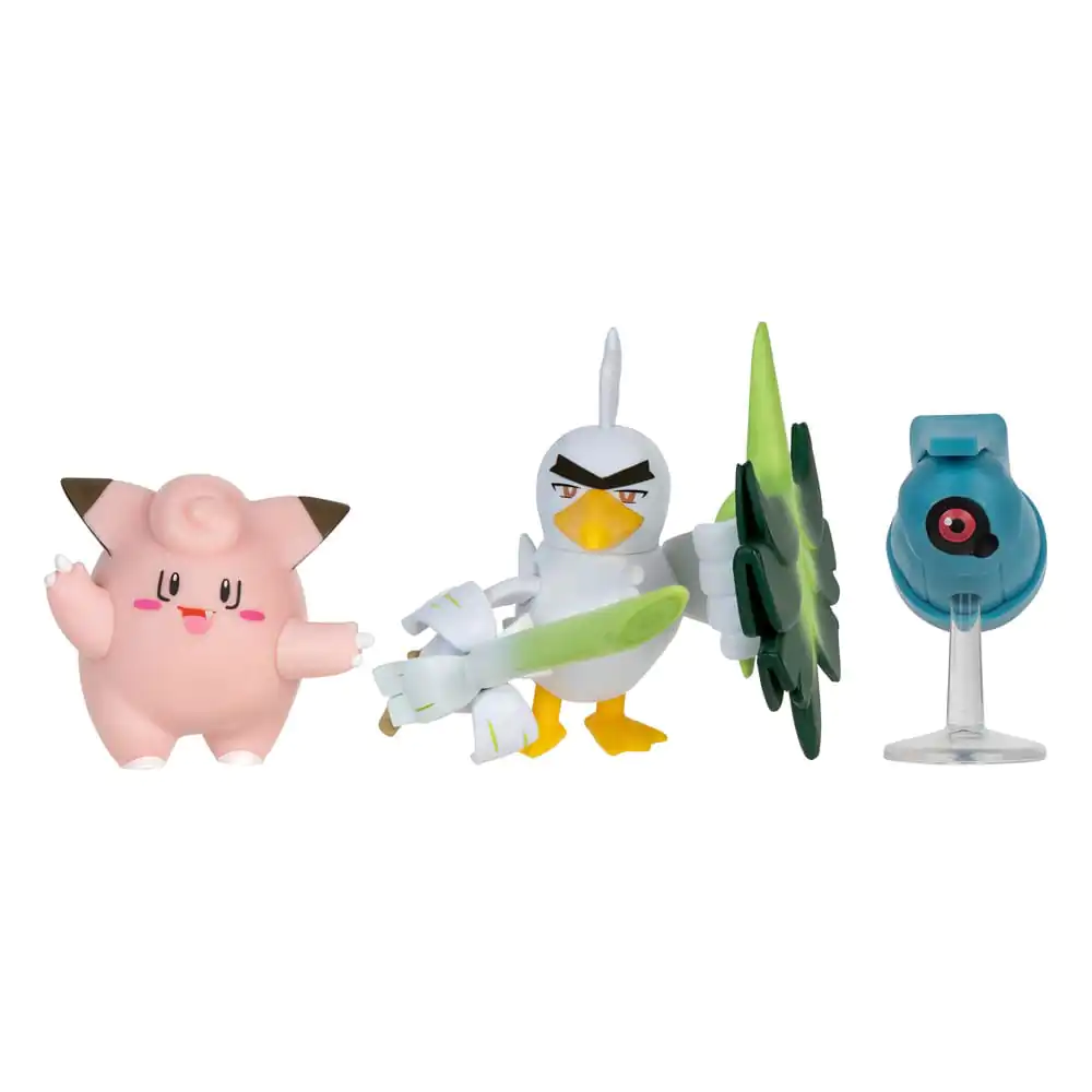 Pokémon Battle figura set 3-pakiranje Clefairy, Beldum, Sirfetch'd 5 cm fotografija proizvoda