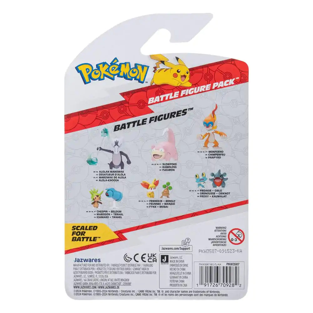 Pokémon Battle figura First Partner Set figura 2-Pack Bulbasaur #2, Pikachu #1 fotografija proizvoda