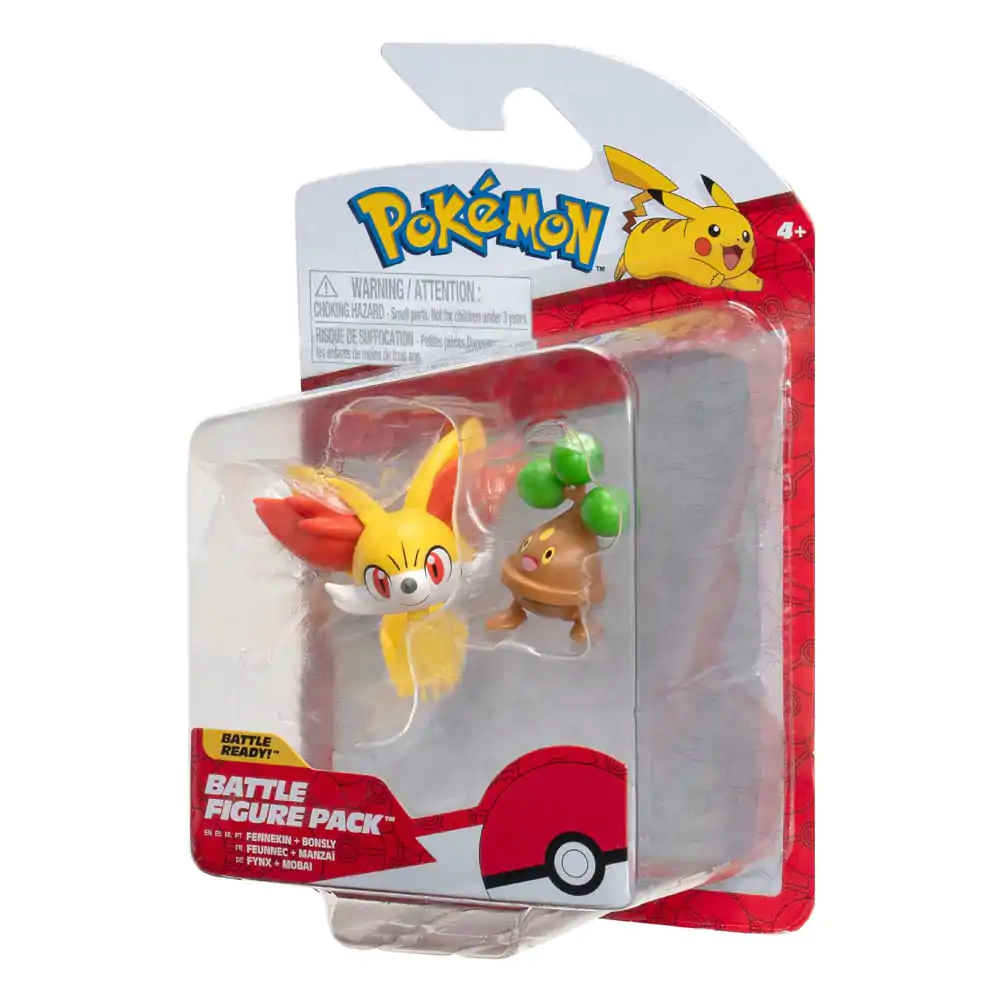 Pokémon Battle Figure First Partner Set Figura Paket od 2 Fennekin, Bonsly 5 cm fotografija proizvoda