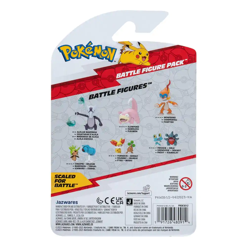 Pokémon Battle Figure First Partner Set Figura Paket od 2 Fennekin, Bonsly 5 cm fotografija proizvoda