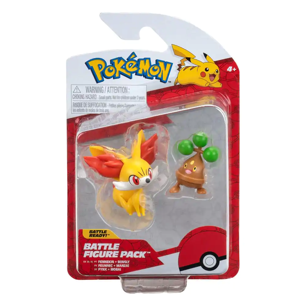 Pokémon Battle Figure First Partner Set Figura Paket od 2 Fennekin, Bonsly 5 cm fotografija proizvoda