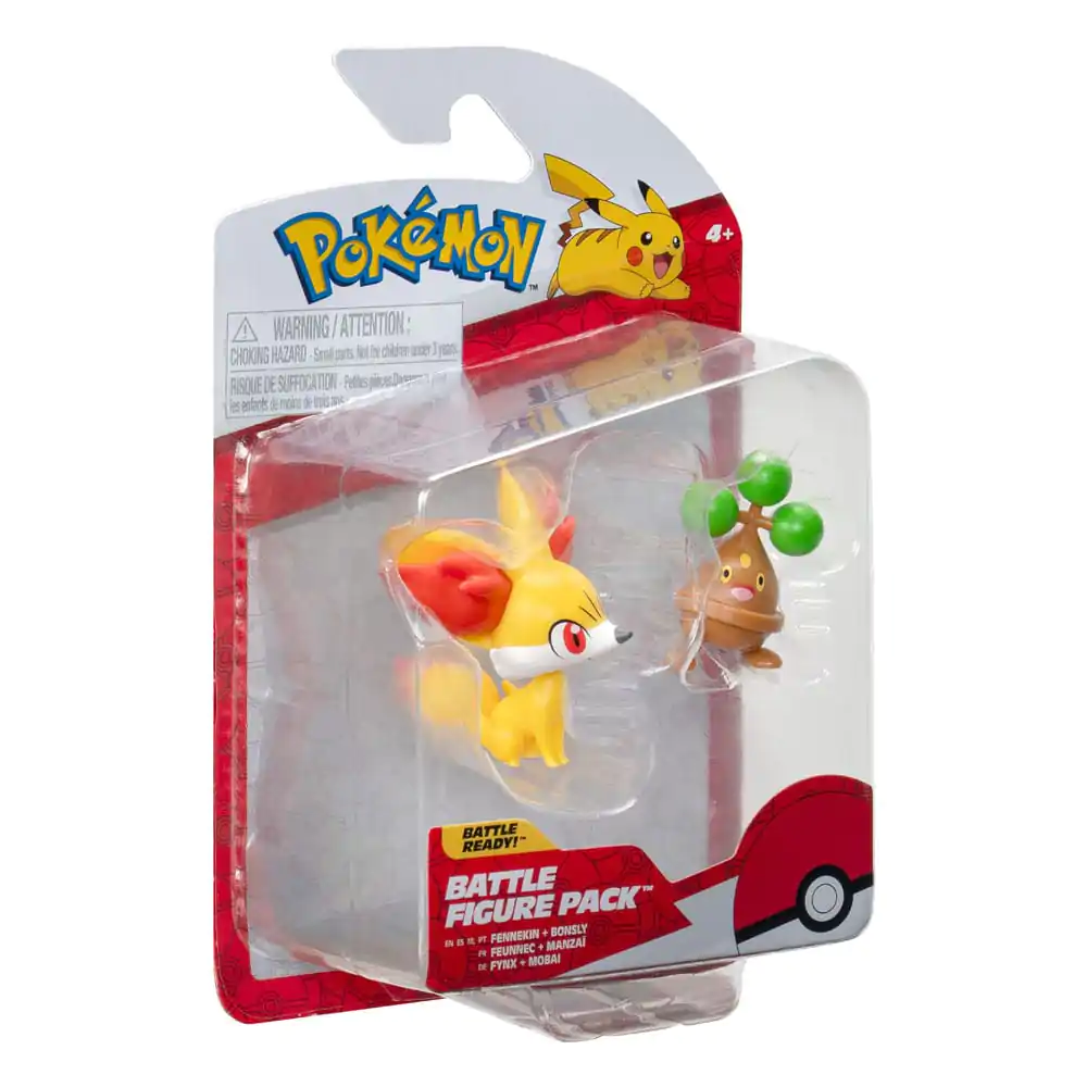 Pokémon Battle Figure First Partner Set Figura Paket od 2 Fennekin, Bonsly 5 cm fotografija proizvoda