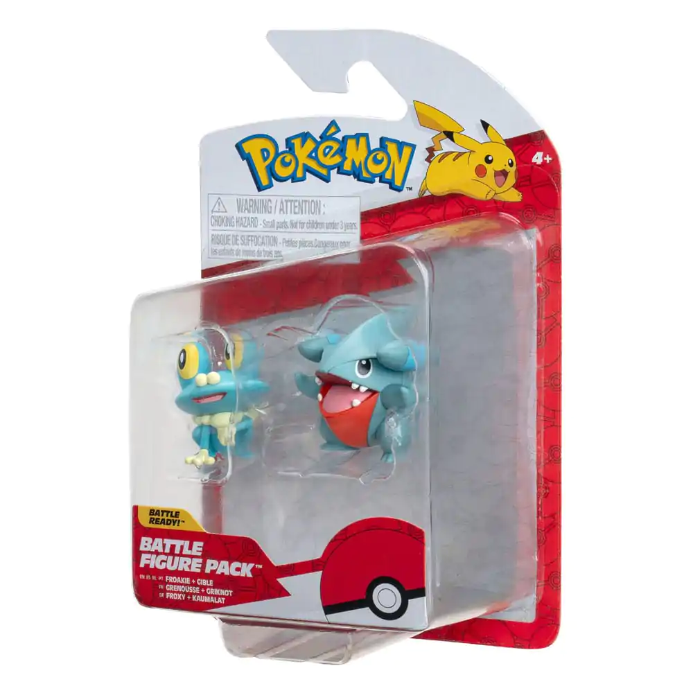 Pokémon Battle Figure First Partner Set Figura 2-Pack Gible, Froakie 5 cm fotografija proizvoda