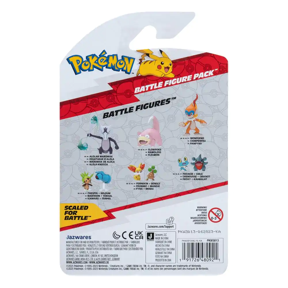 Pokémon Battle Figure First Partner Set Figura 2-Pack Gible, Froakie 5 cm fotografija proizvoda