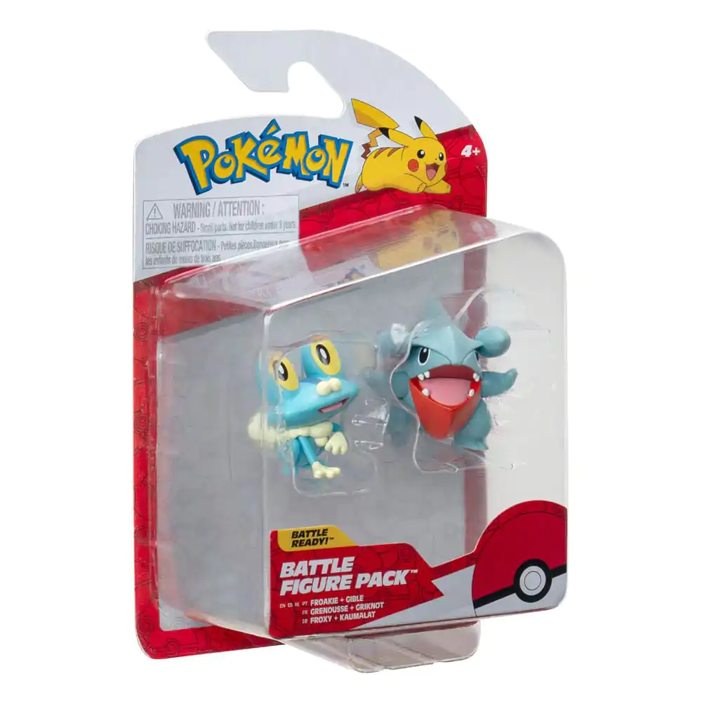 Pokémon Battle Figure First Partner Set Figura 2-Pack Gible, Froakie 5 cm fotografija proizvoda