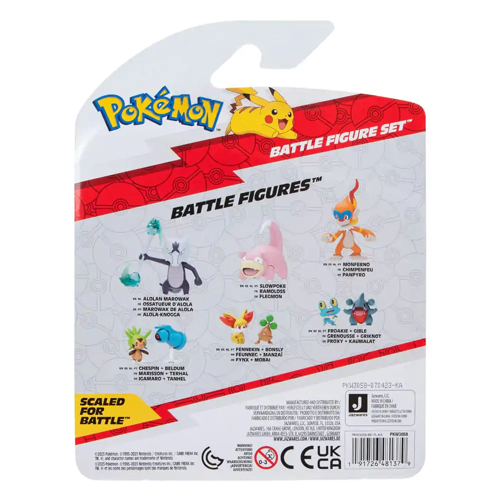 Pokémon set figura za bitku 3 kom Pawniard, Squirtle #1, Monferno 5 cm fotografija proizvoda