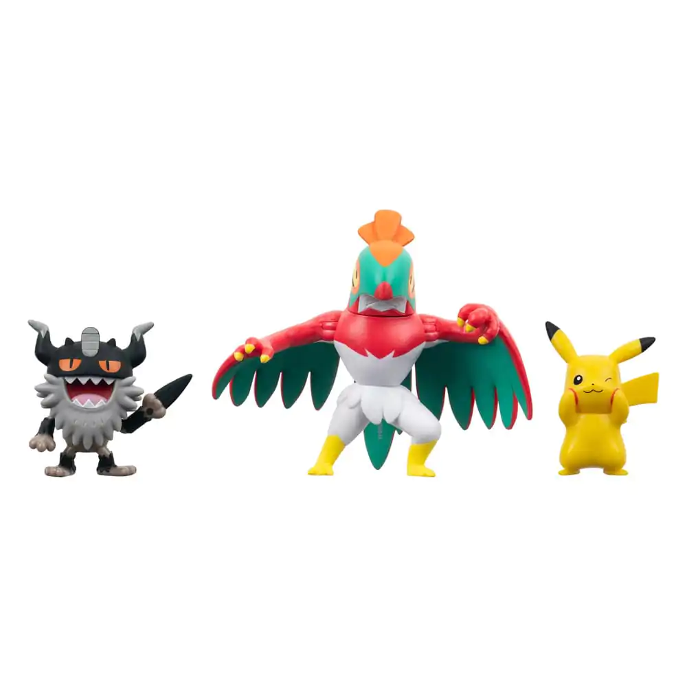 Pokémon set figurica za bitku, pakiranje od 3 komada Pikachu #8, Perrserker, Hawlucha 5 cm fotografija proizvoda