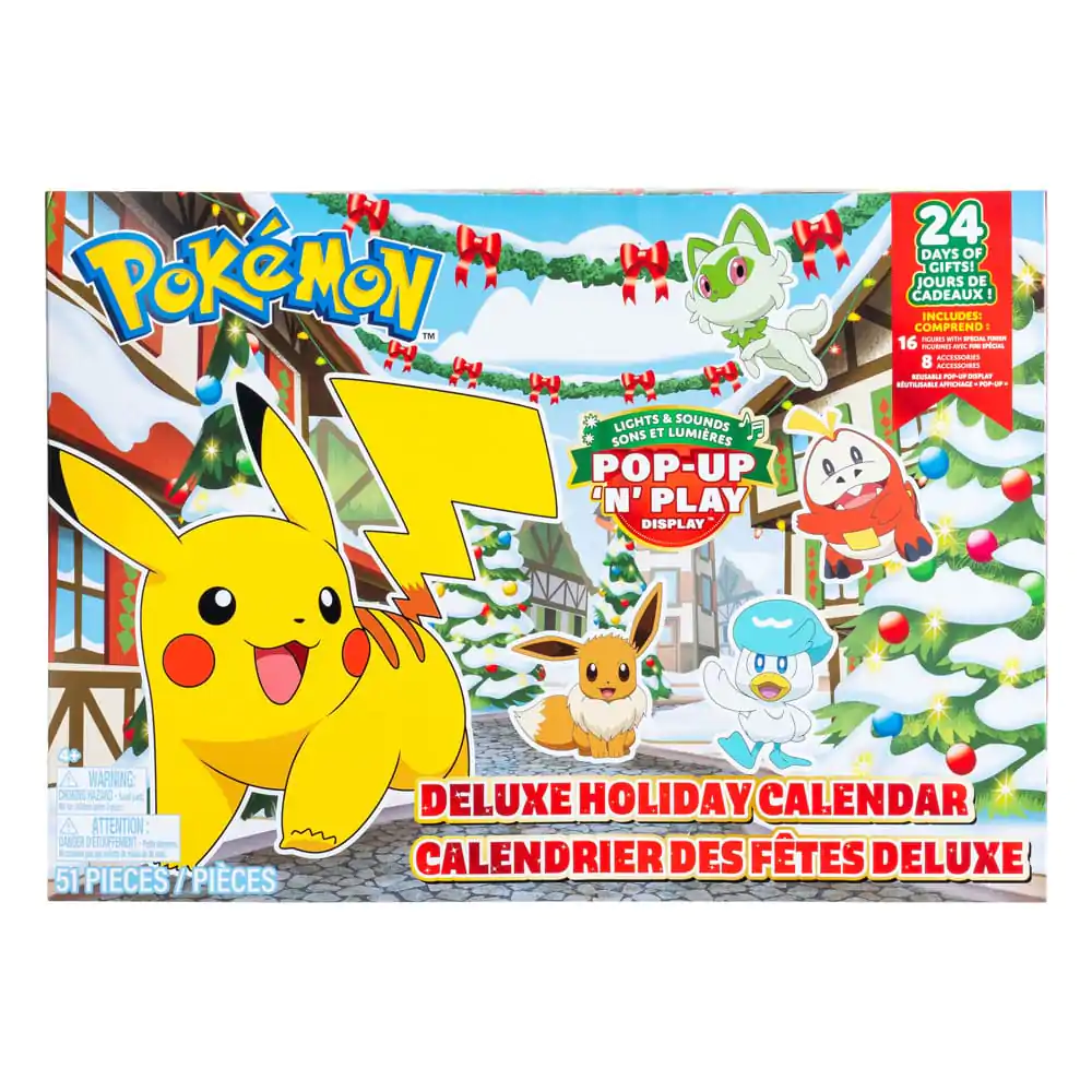 Pokémon Borbene Figure Deluxe Adventski Kalendar Blagdansko Izdanje 2024 *Version DE/FR/NL* fotografija proizvoda