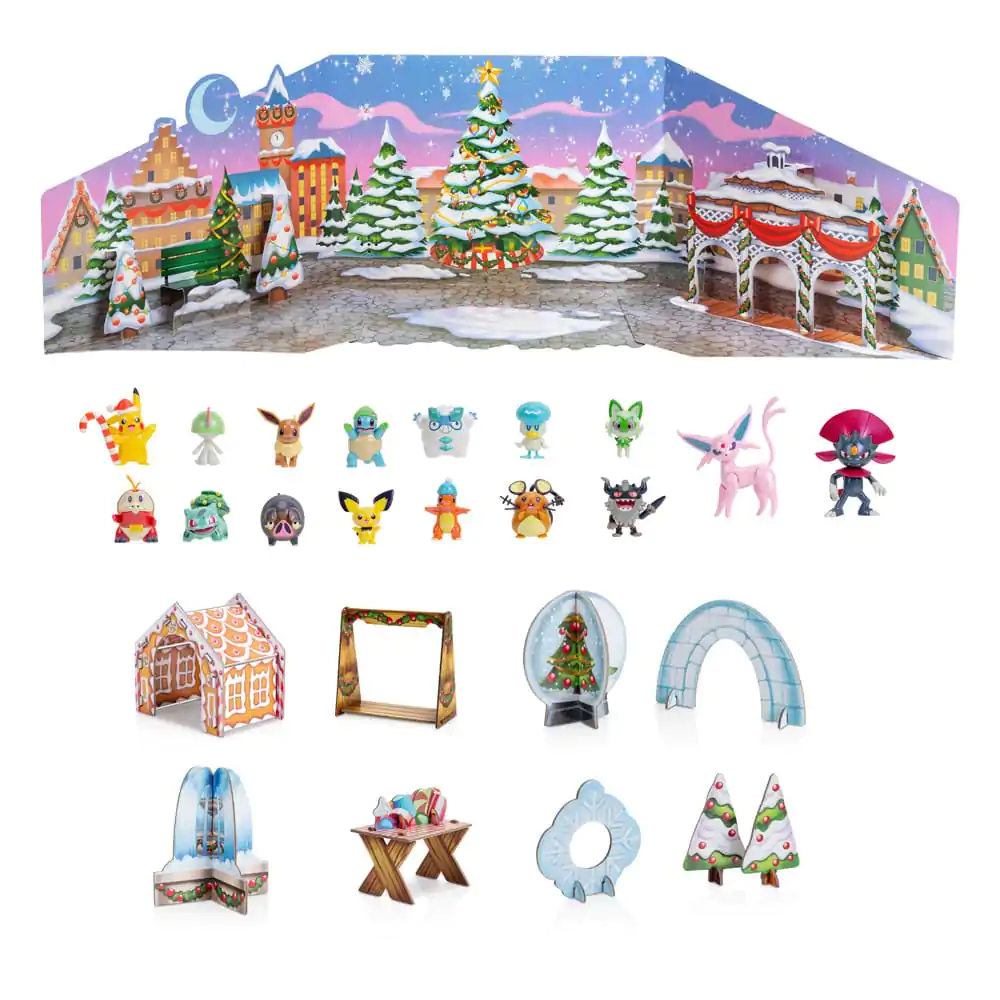 Pokémon Borbene Figure Deluxe Adventski Kalendar Blagdansko Izdanje 2024 *Version DE/FR/NL* fotografija proizvoda