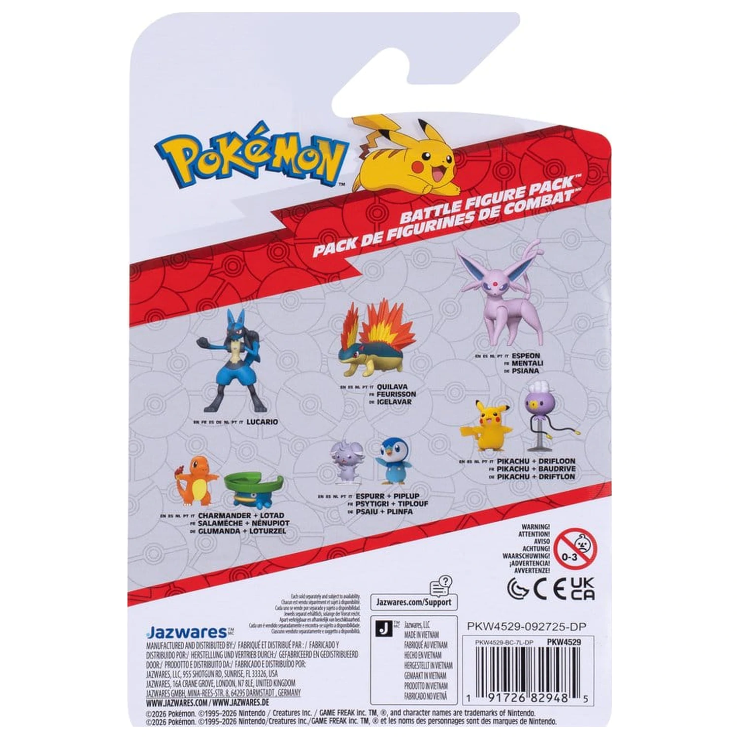 Pokémon Bojne figure pakiranje od 2 Lotad i Charmander fotografija proizvoda