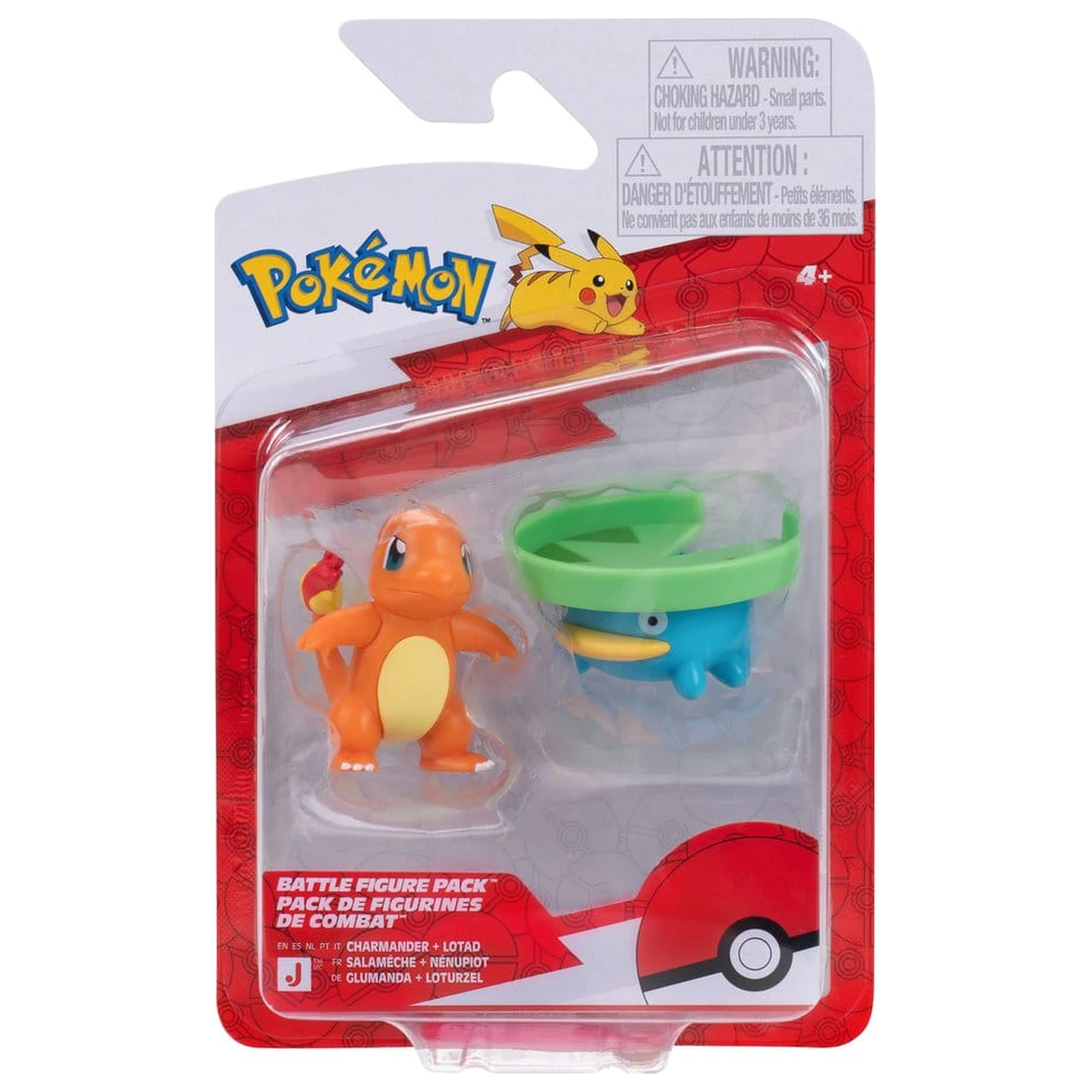 Pokémon Bojne figure pakiranje od 2 Lotad i Charmander fotografija proizvoda